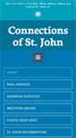 Mobile Screenshot of connectionsstjohn.com